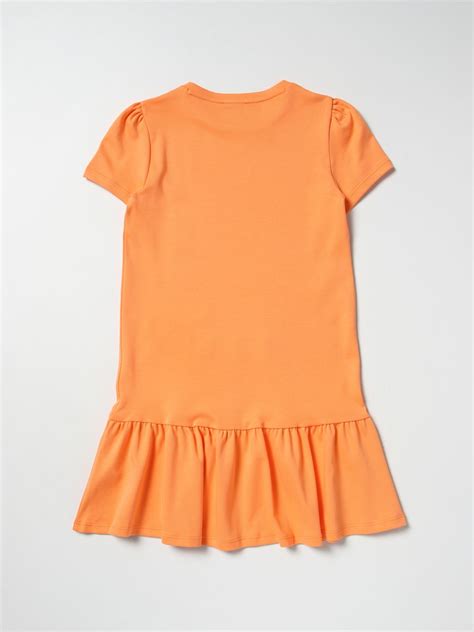 little marc jacobs dress for girl orange little marc jacobs dress w12430 online on giglio