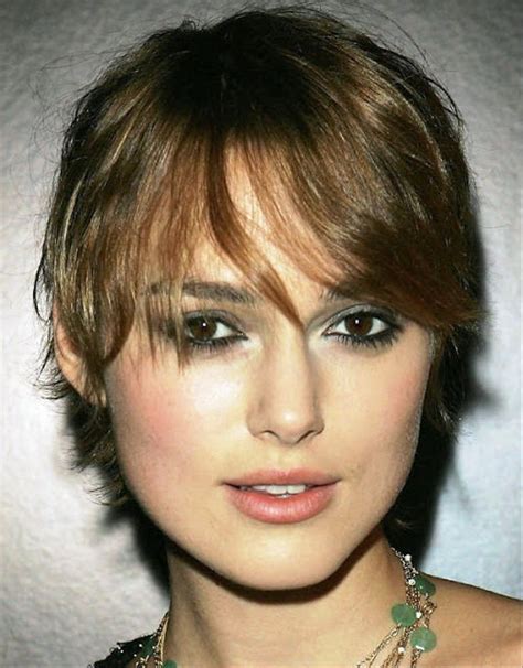 Short hairstyle for square shape should be possessed with lots of layers and sweeping side bangs. Pictures of Short Women Hairstyles For Square Faces