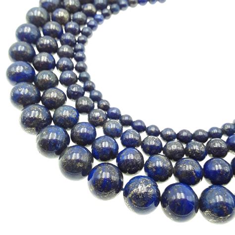 Lapis Lazuli Smooth Round Beads 6mm 8mm 10mm 12mm 155 Etsy