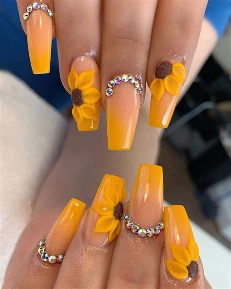 Stunning Yellow Nail Art Designs For Making Your Summer Brighter
