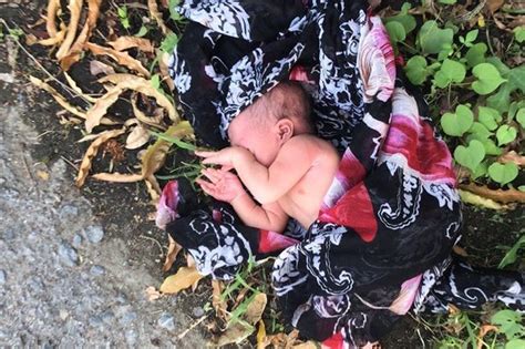 Newborn Baby Abandoned At Side Of Road Found Alive After Man Heard Her