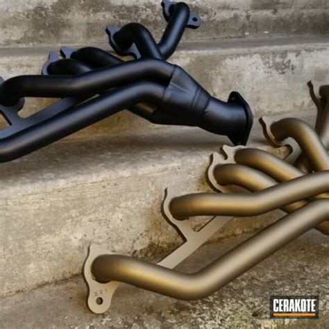 Jeep Exhaust Headers Coated In Cerakote C 7800 And C 7600 By Web User