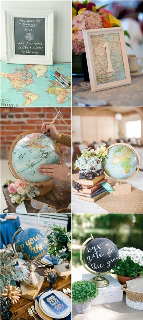 Travel Themed Wedding Ideas Youll Want To Steal DPF