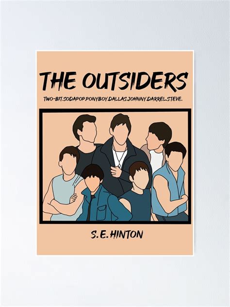 The Outsiders Poster By Daniellemeliny Redbubble
