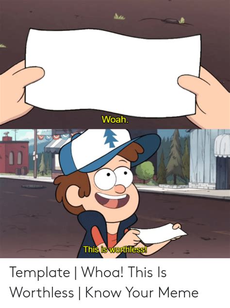 Woah This Is Worthless Template Whoa This Is Worthless Know Your