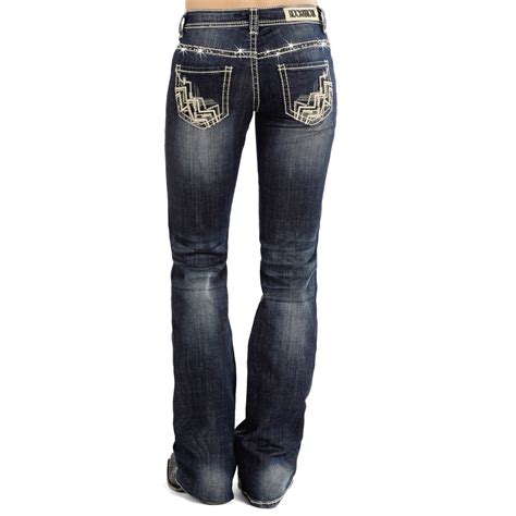 Rock And Roll Cowgirl Chevron Jeans For Women Save 51