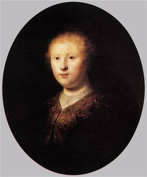 Portrait Of A Young Woman 1632 Rembrandt