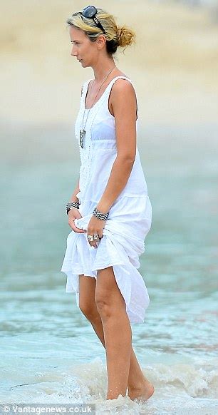 Lady Victoria Hervey Shows Off Yet Another Bikini On The Beach In