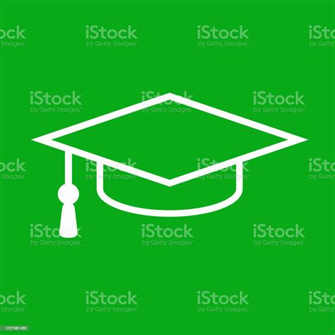 Graduation Cap And Diploma Icon Stock Illustration Download Image Now