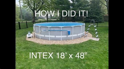 Intex Pool Setup And First Impression Youtube