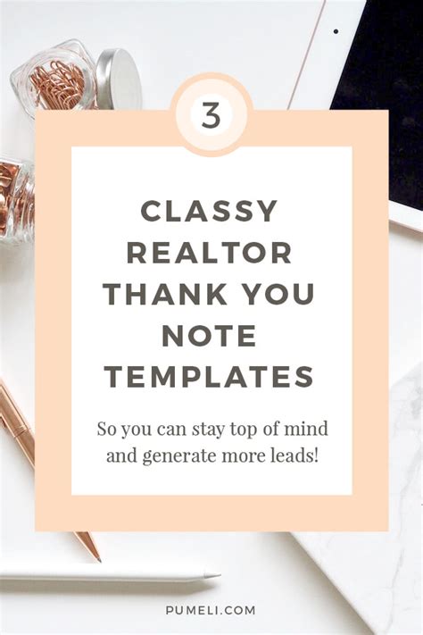 These formal representations of gratitude will help you get acclaimed among the rest and you will be soaring high in your field of industry, impressing your clients. Thank You Letter Examples for Real Estate Marketing - Pumeli