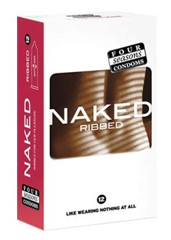 Four Seasons Naked Condoms Ribbed Pack Adult Sinsations