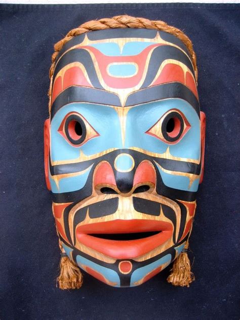 11 Best Masks Native American Art Images On Pinterest Native Art Aboriginal Art And