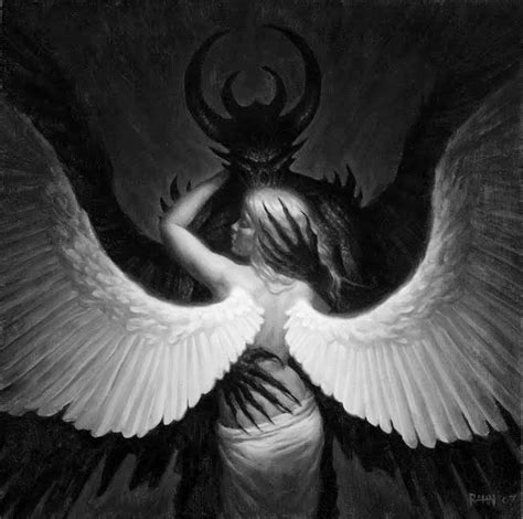 Fallen Angel By Chris Rahn An Angel And A Daemon Fell In Love It Did Not End Well