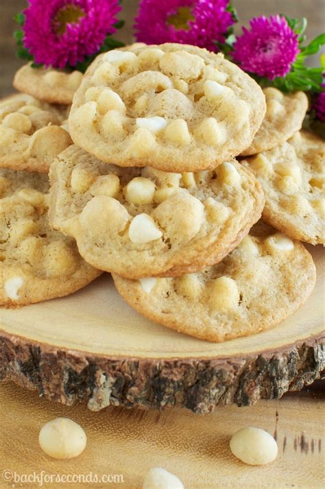 The Best Chewy White Chocolate Macadamia Nut Cookies Back For Seconds