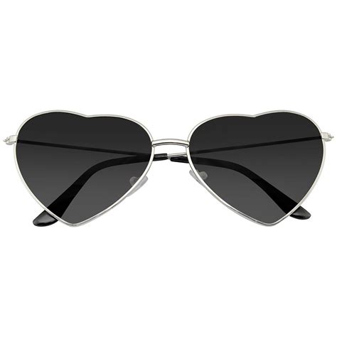 Emblem Eyewear Metal Frame Heart Shape Sunglasses Cute Etsy
