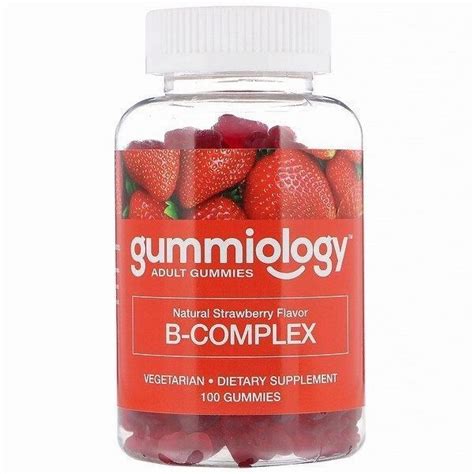 Gummiology Adult B Complex Gummies 100 Vegetarian Gummies