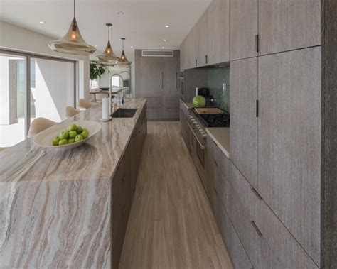 Wilsonart® quartz are a stylish, sleek and strong kitchen countertop surface that feature the most luxurious designs without the most outrageous cost. Waterfall Kitchen Countertops