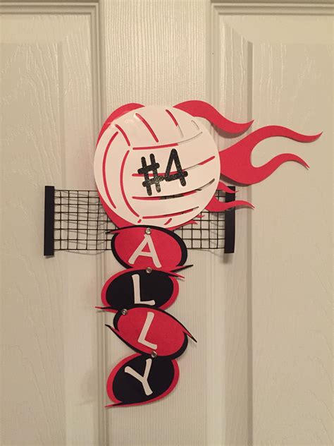 volleyball door signs volleyball locker decorations volleyball crafts volleyball decorations