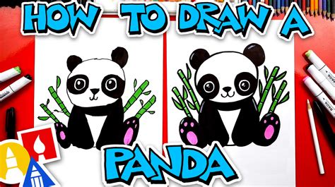 how to draw cute panda easy panda drawing youtube