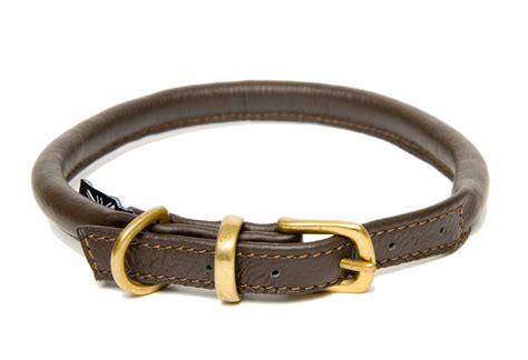 Dandh Classic Rolled Leather Dog Collars