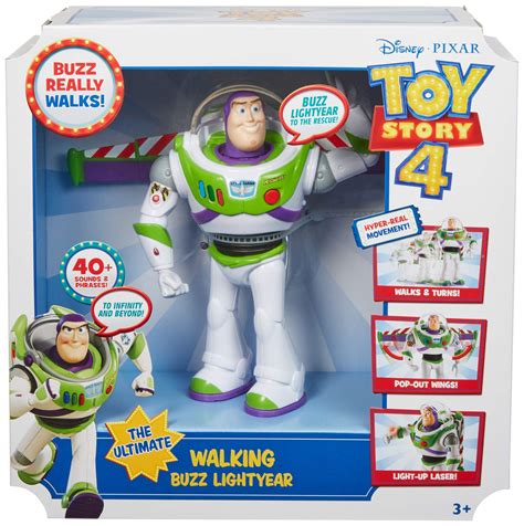 Disney Pixar Toy Story Ultimate Walking Buzz Lightyear 7 In Tall