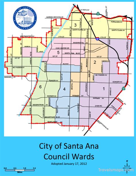 Awesome Map Of Santa Ana California Map Santa Ana California