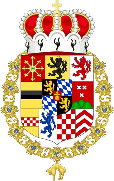 Coat Of Arms Of Charles Theodore Elector Palatine As Knight Of The