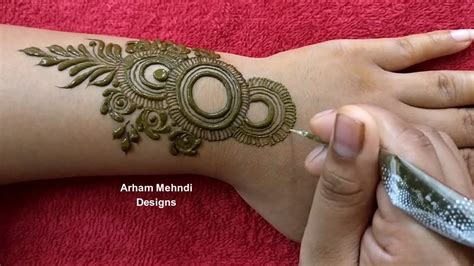 Gol Tikki Mehndi Designs For Back Hand Images Gol Tikki