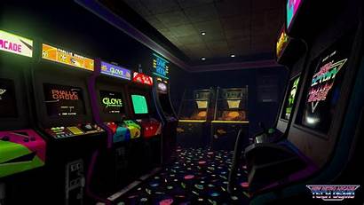 Arcade Retro Neon Tech Steam Wallpapers Vive