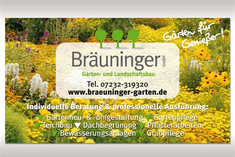 Die landschaftsgestaltung wurde oft mit der malerei eines bildes in verbindung gebracht. Bräuninger Garten- und Landschaftsbau GmbH