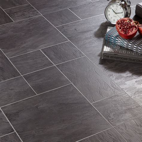 The Best Black Slate Tile Effect Laminate Flooring For Kitchens And