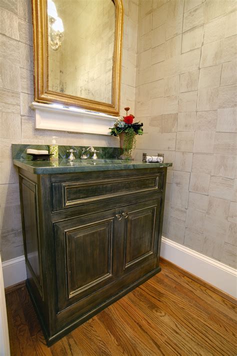 Unique Powder Room Vanity Custom Wooden Cabinets And Furniture