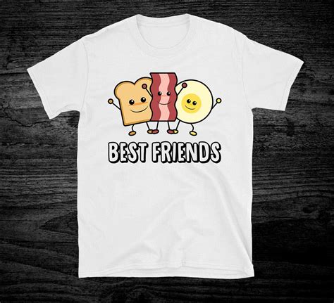 Best Friends T Shirt Breakfast Tshirt Foodie Short Sleeve