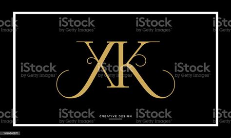 알파벳 문자 아이콘 로고 xk 또는 kx 모노그램 0명에 대한 스톡 벡터 아트 및 기타 이미지 0명 3차원 형태 개념 istock