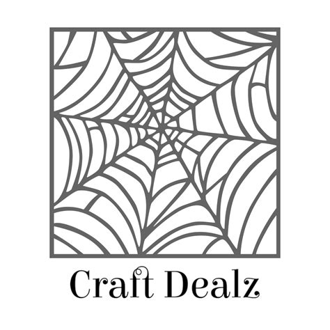 Spider Web Stencil Craft Dealz