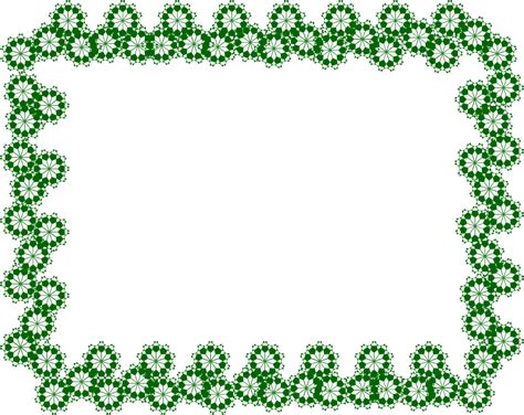Green Border Frame Transparent Png Png Svg Clip Art For Web Download