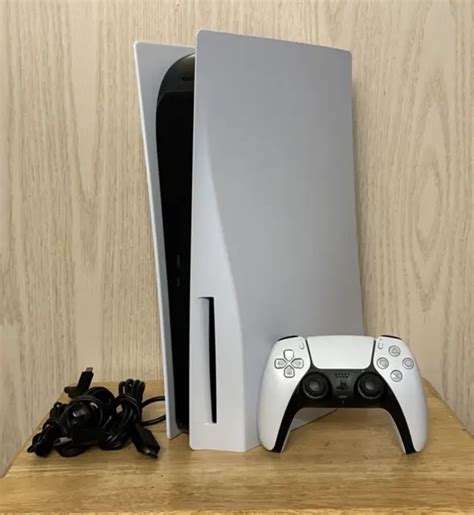 Sony Playstation 5 Disc Edition 825gb Home Console Whitew Controller
