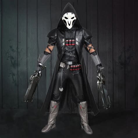 Game Reaper Gabriel Reyes Cosplay Costume Full Set For Men Adult Party