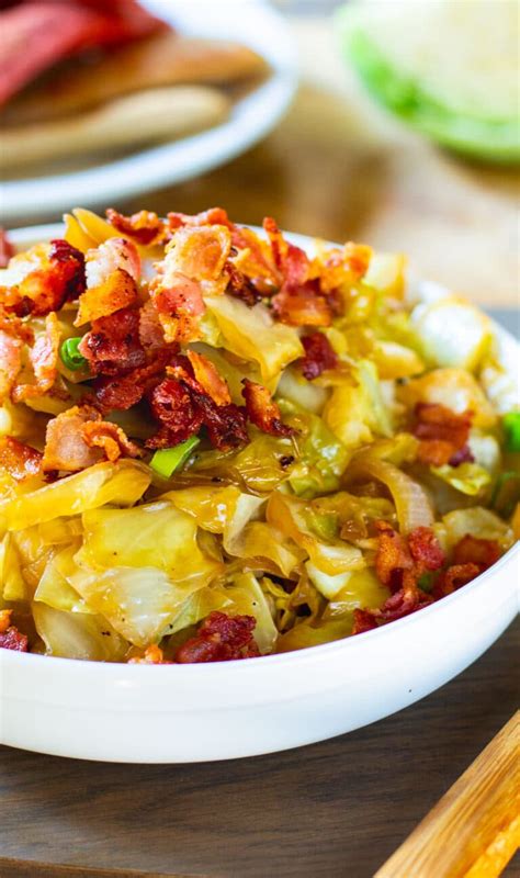 Sweet And Sour Cabbage With Bacon Spicy Southern Kitchen