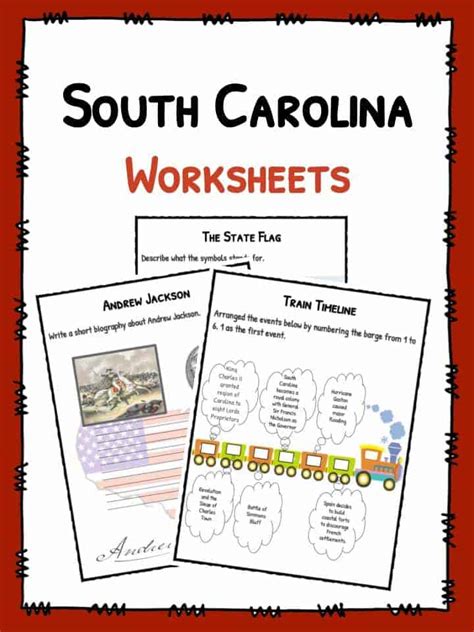 South Carolina Facts Worksheets And State Information For Kids