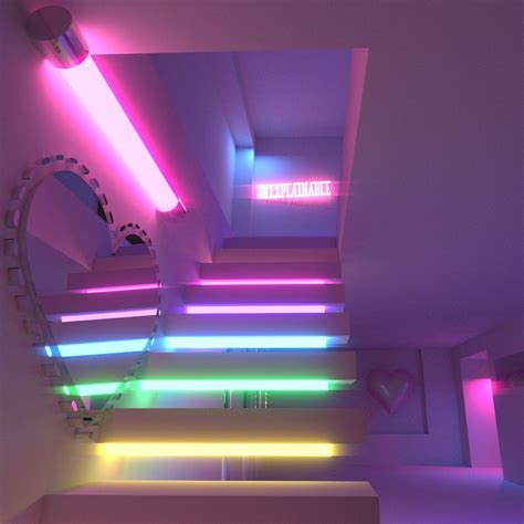 Vaporwave Room ˗ˏˋ ♡ Neon Aesthetic ˎˊ˗ Neon Bedroom Neon Room