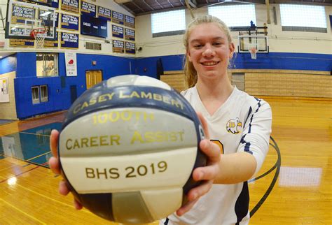 bhs volleyball player reaches milestone news opinion things to do in the