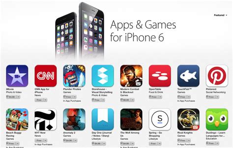 New App Store Section Highlights Apps Updated For Iphone 6