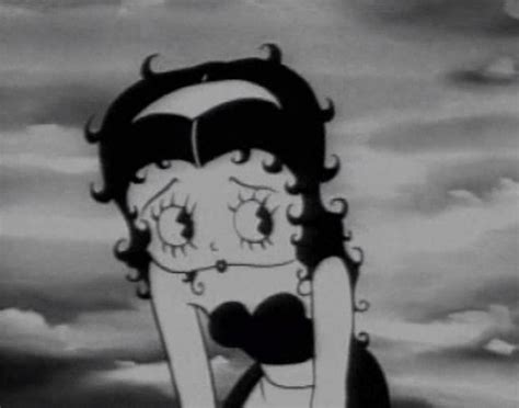 Betty Boop Black And White Wallpaper