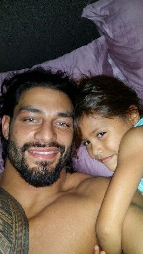 Joe Anoai Roman Reigns And His Six Year Old Daughter Joelle Roman
