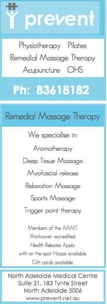 Remedial Massage Therapy North Adelaide In North Adelaide Sa Massage