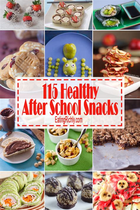 115 Healthy After School Snacks Your Kid Will Love