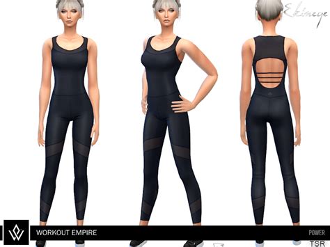 The Sims Resource Workout Empire Power Jumpsuit
