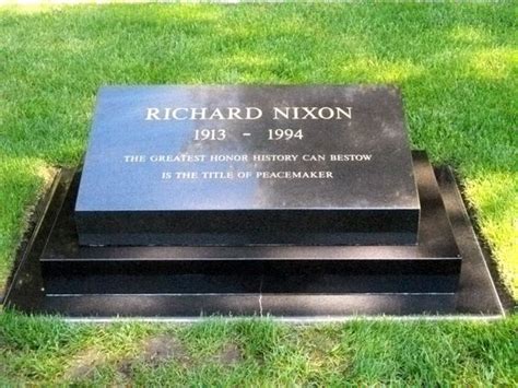 Richard Nixon Famous Tombstones Famous Graves Grave Monuments